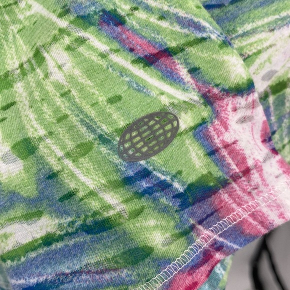 Reel Legends Colorful Palm Burnout V-neck Tee XL - Picture 9 of 9